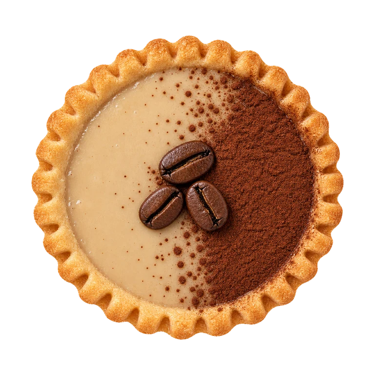 Biscuiteers Espresso Martini Mince Pies, top view