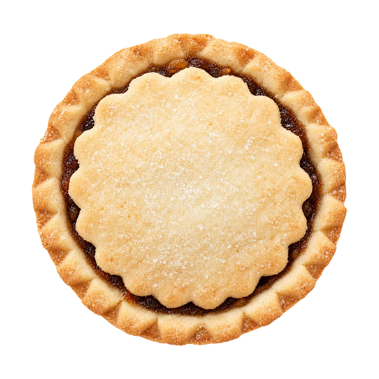 Hobbs House Bakery All Butter Mince Pies, B Corp, Non-Organic, top view